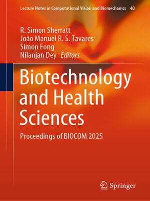 cover image of Biotechnology and Health Sciences